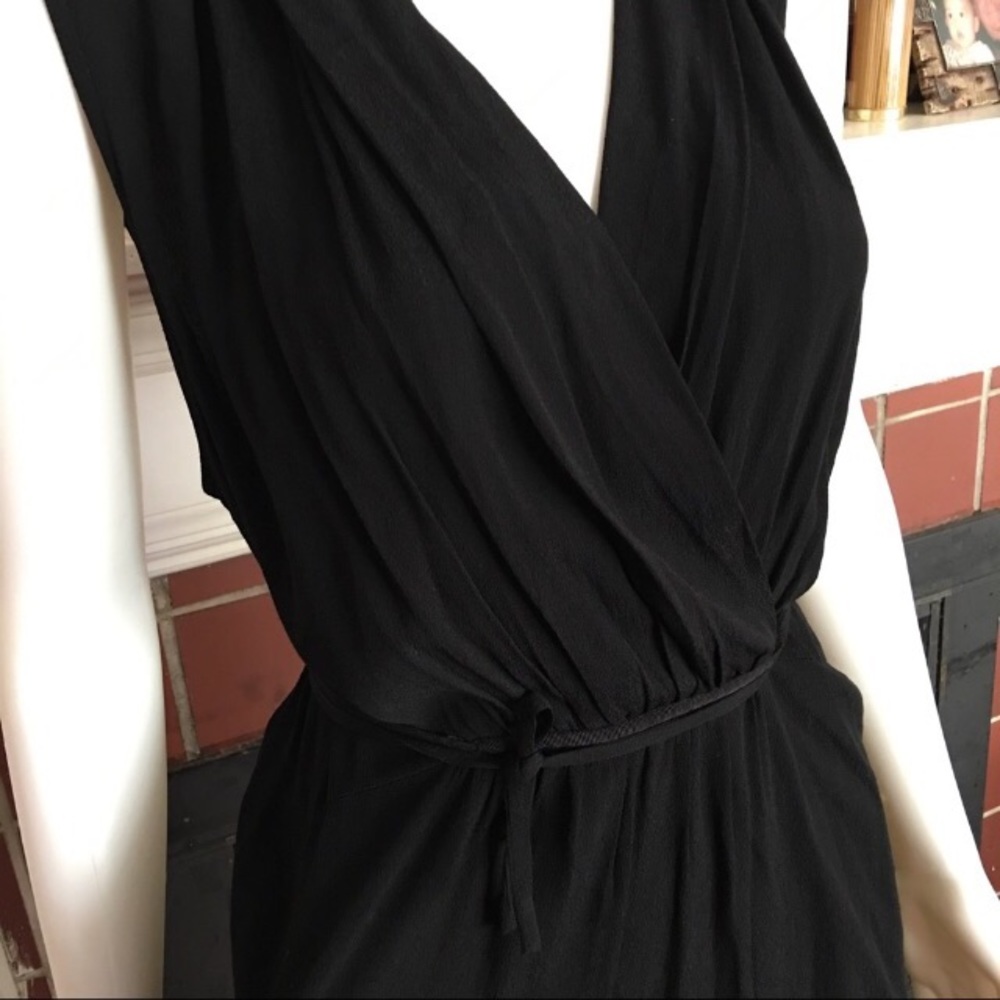 Anthropologie Maeve Libyan Shawl Black Dress